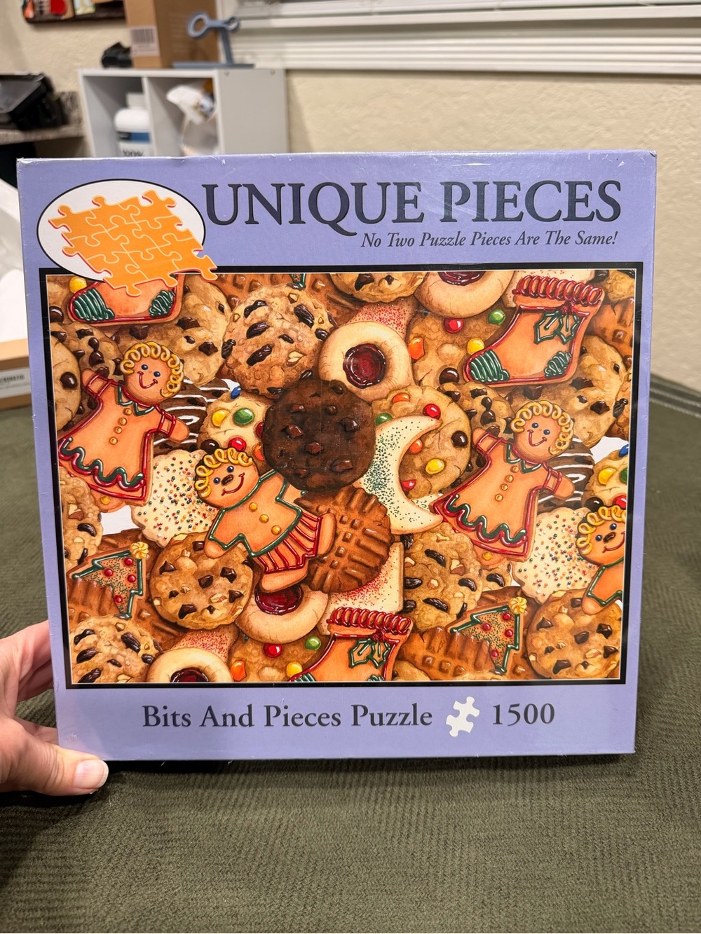 Unique Pieces "Bits And Pieces" 1500-Piece Cookie Puzzle - Out of Print